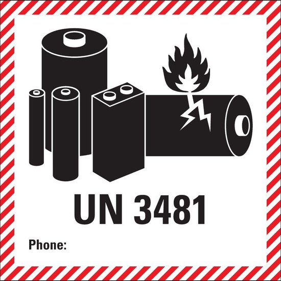 UN3481 etiket