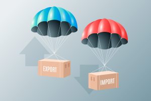 Import en export parachutes
